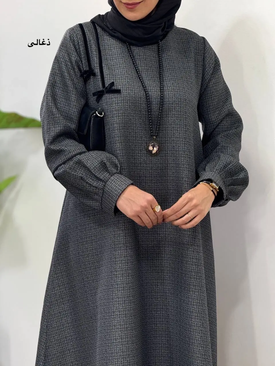 پیراهن مانتویی سوپر کلوش پاییزه پاپیون